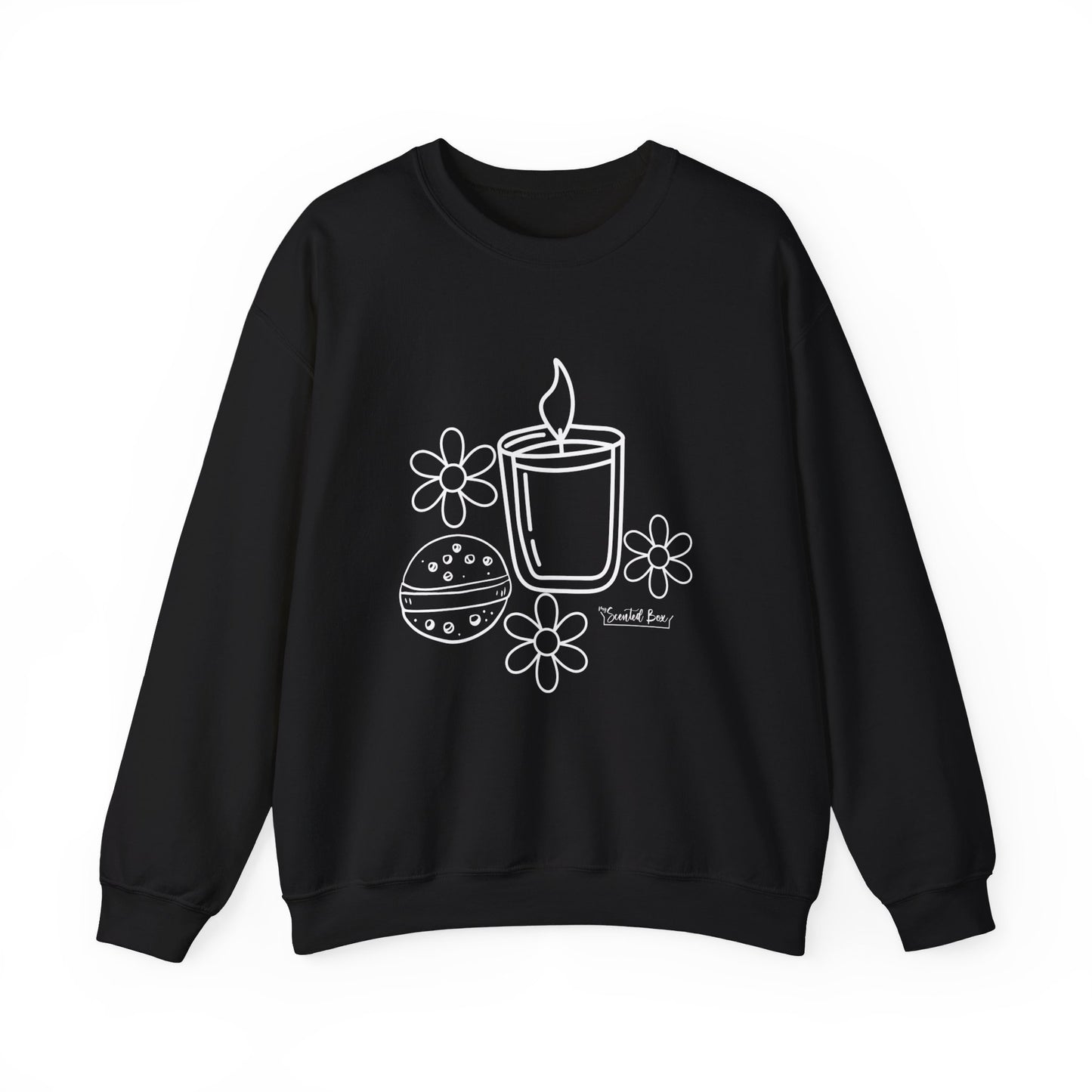 Candle with flowers Spa Day Crewneck Sweatshirt Heavy Blend™