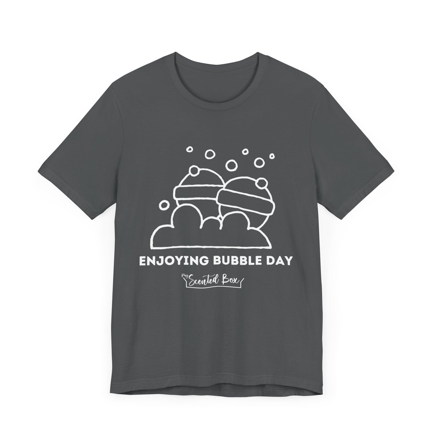 Enjoying Bubble Spa Day T-shirt, Women's Relaxation Outfit