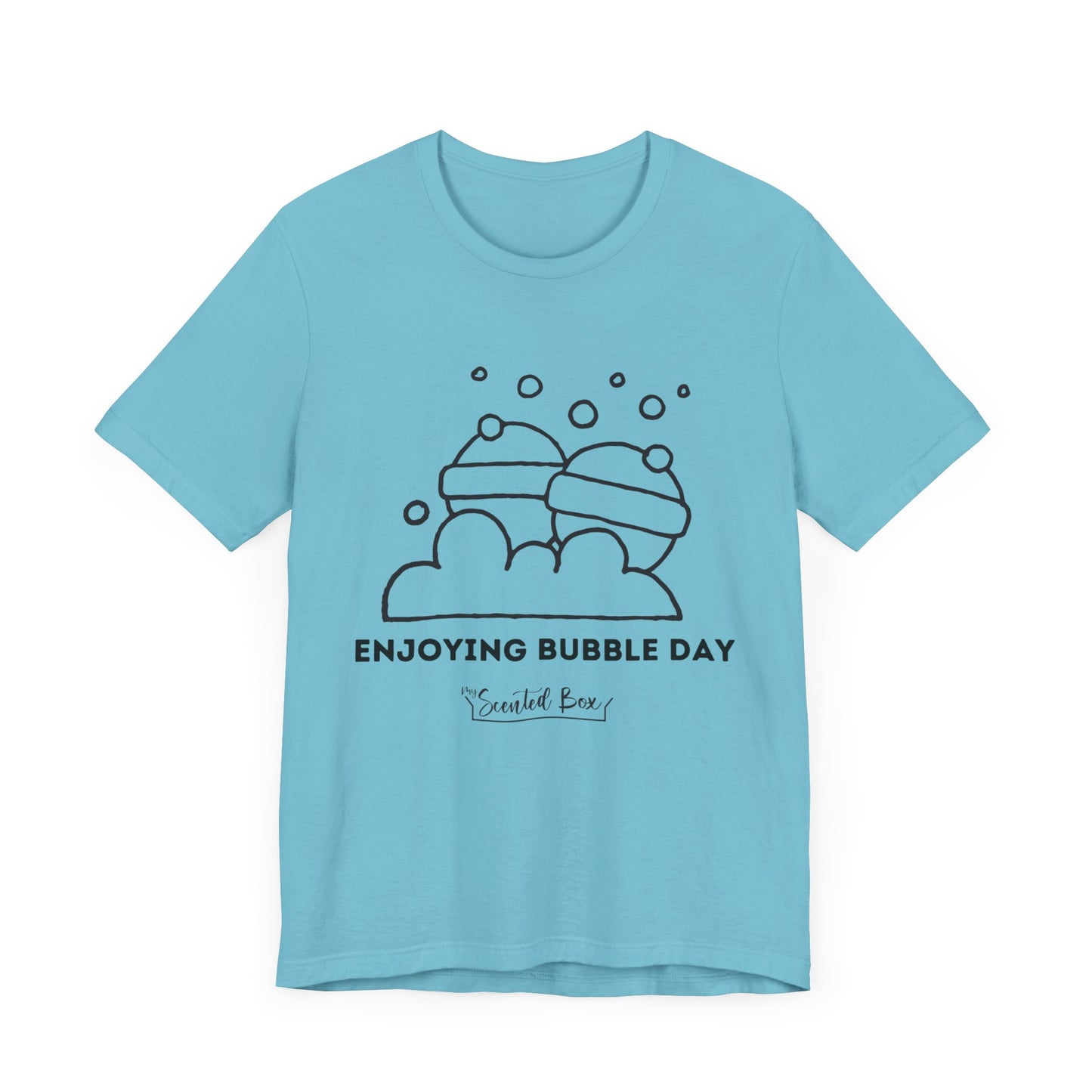 Enjoying Bubble Spa Day T-shirt, Women's Relaxation Outfit
