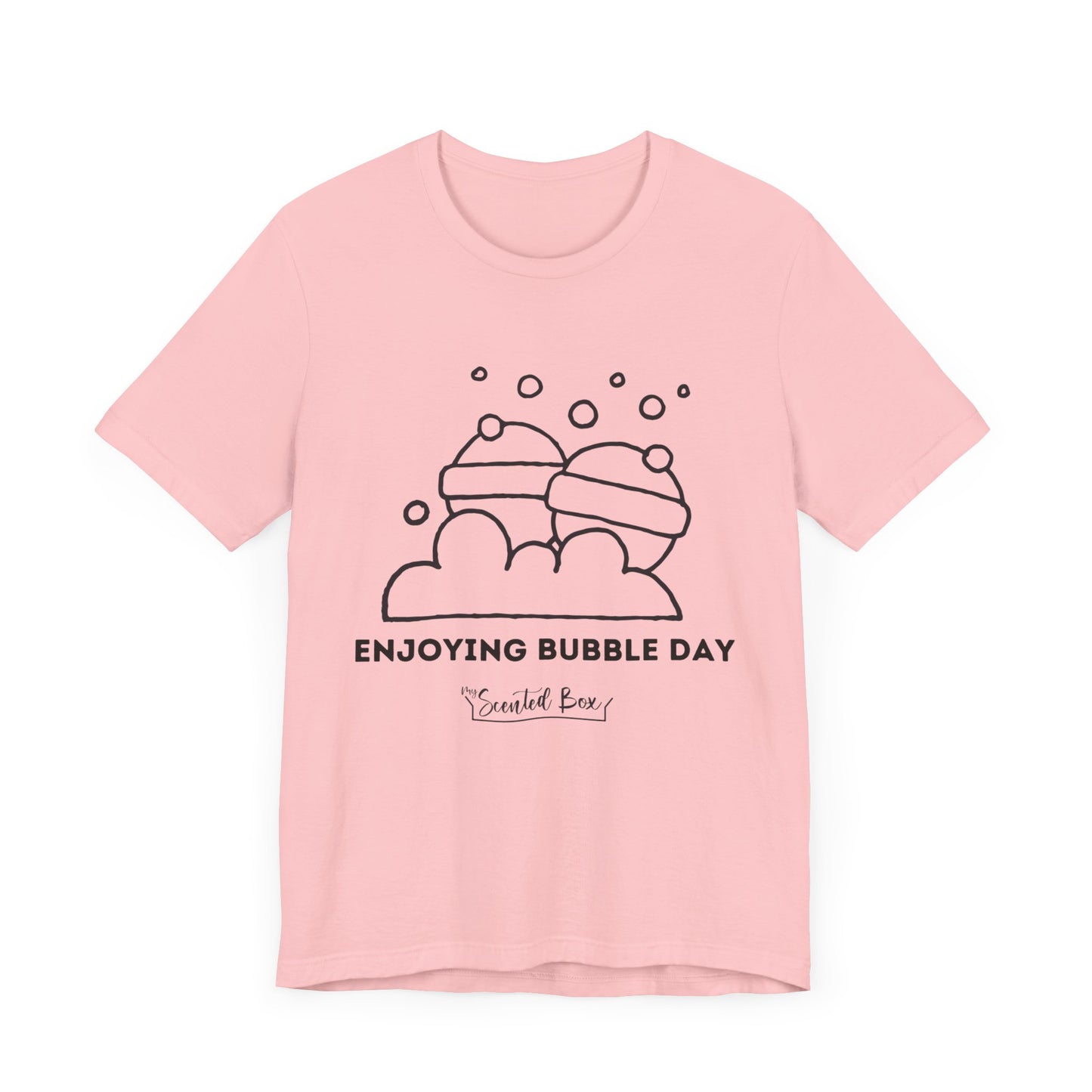 Enjoying Bubble Spa Day T-shirt, Women's Relaxation Outfit