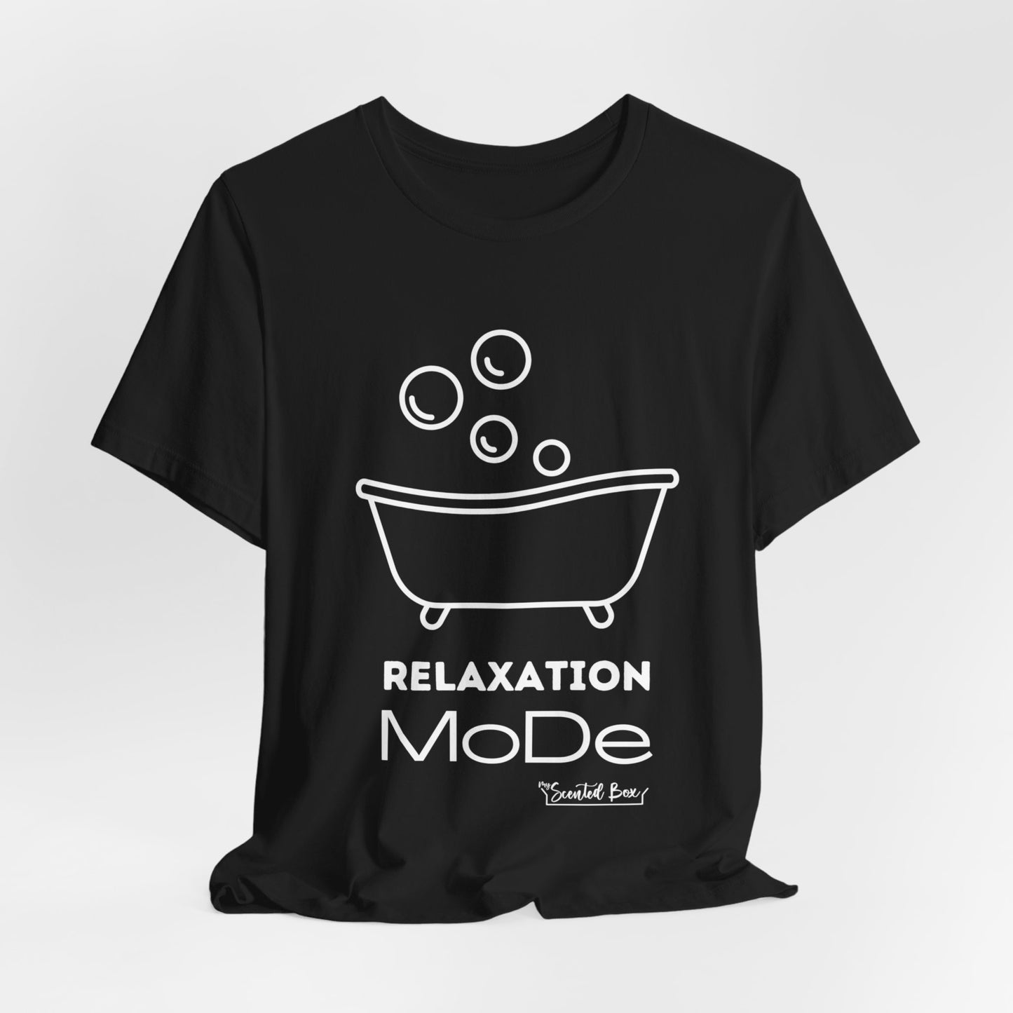 Relaxation Mode Spa Day Crew Neck Soft Cotton T-shirt