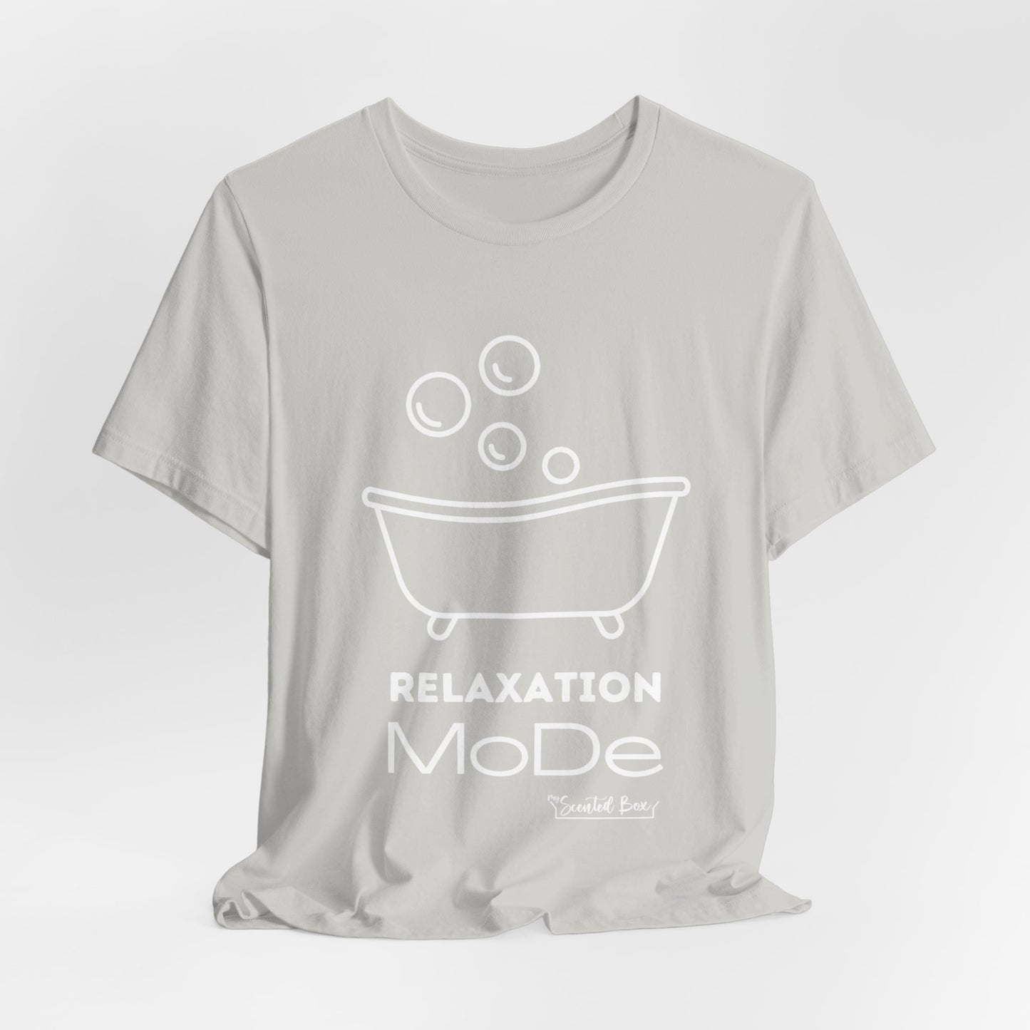 Relaxation Mode Spa Day Crew Neck Soft Cotton T-shirt