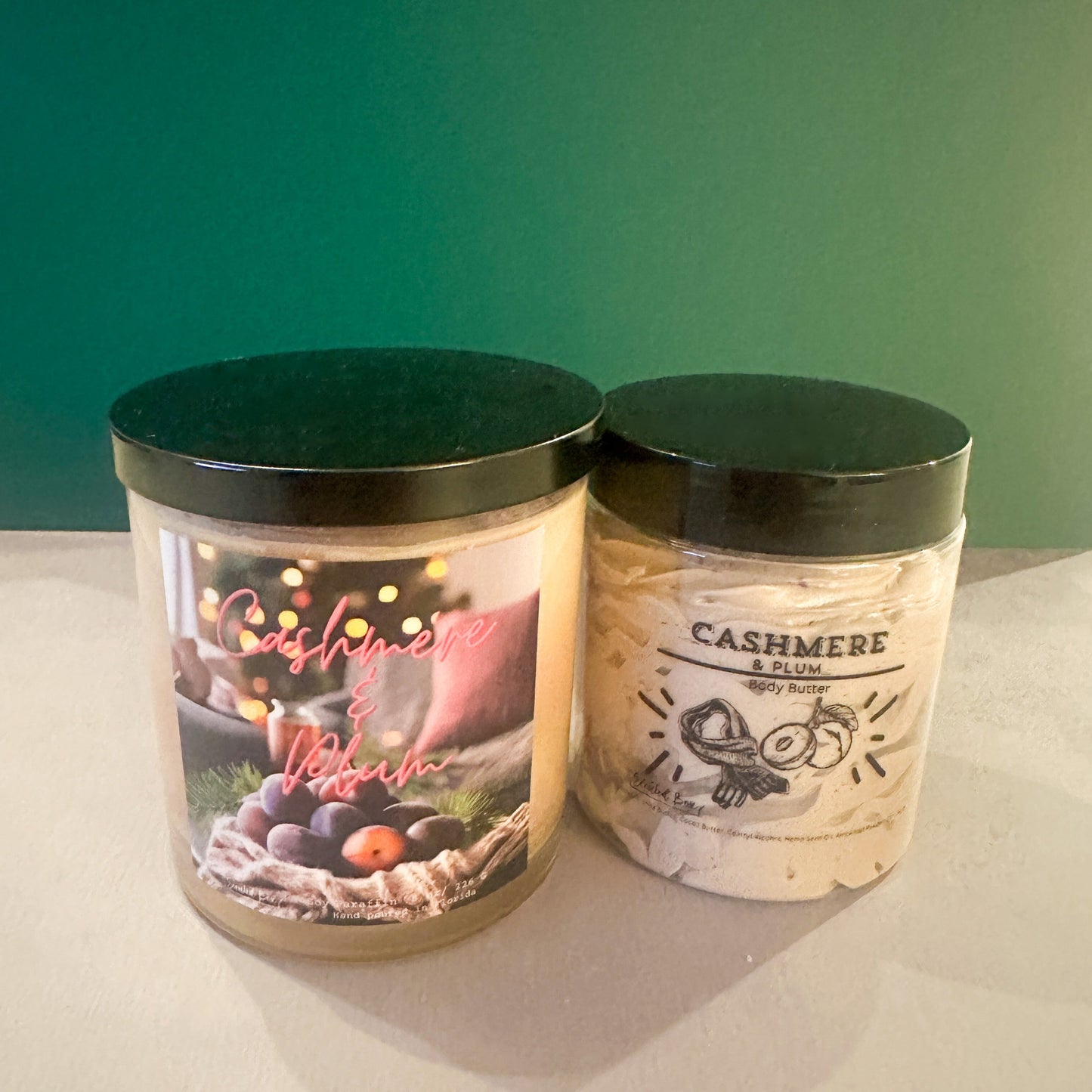 Cashmere Plum Soy Paraffin Candle, Candle Enthusiast Gift, Friend Gift