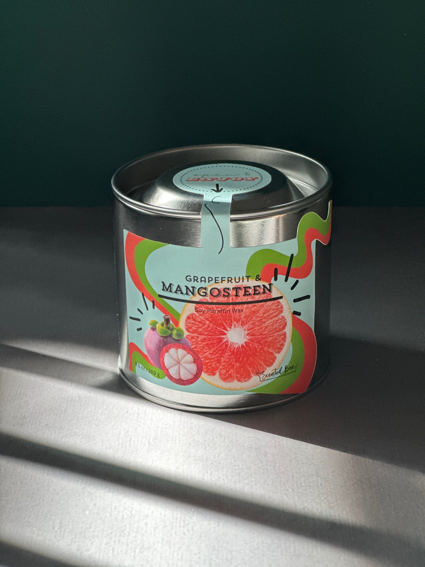 Paint Tin Container Candle, Gift for Candle Addict, Birthday Gift