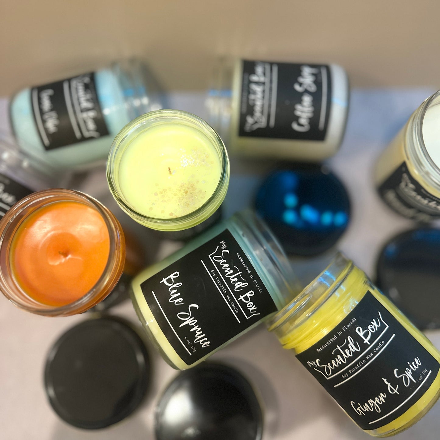 Handmade 6 oz Scented Candle for Home Decor, Candlelight Relaxation Present , Candle Lover Meditation Gift