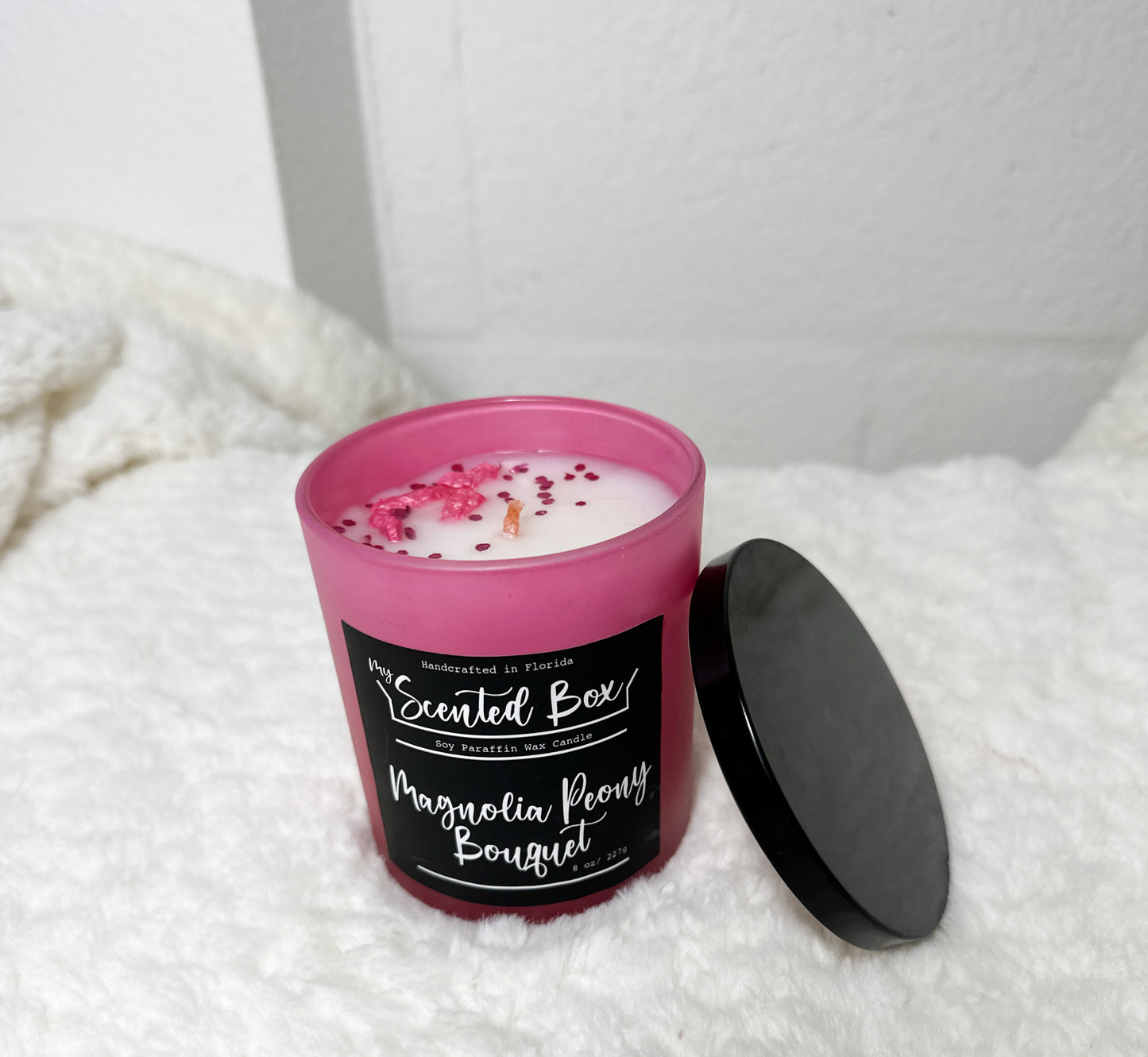 Soy Parafin 8oz Candle Gift, Aromatherapy Spa Present, Relaxation Gift for Women, Christmas Candle Lover Gift