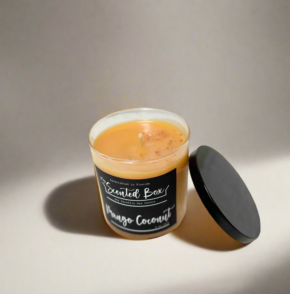 Soy Parafin 8oz Candle Gift, Aromatherapy Spa Present, Relaxation Gift for Women, Christmas Candle Lover Gift