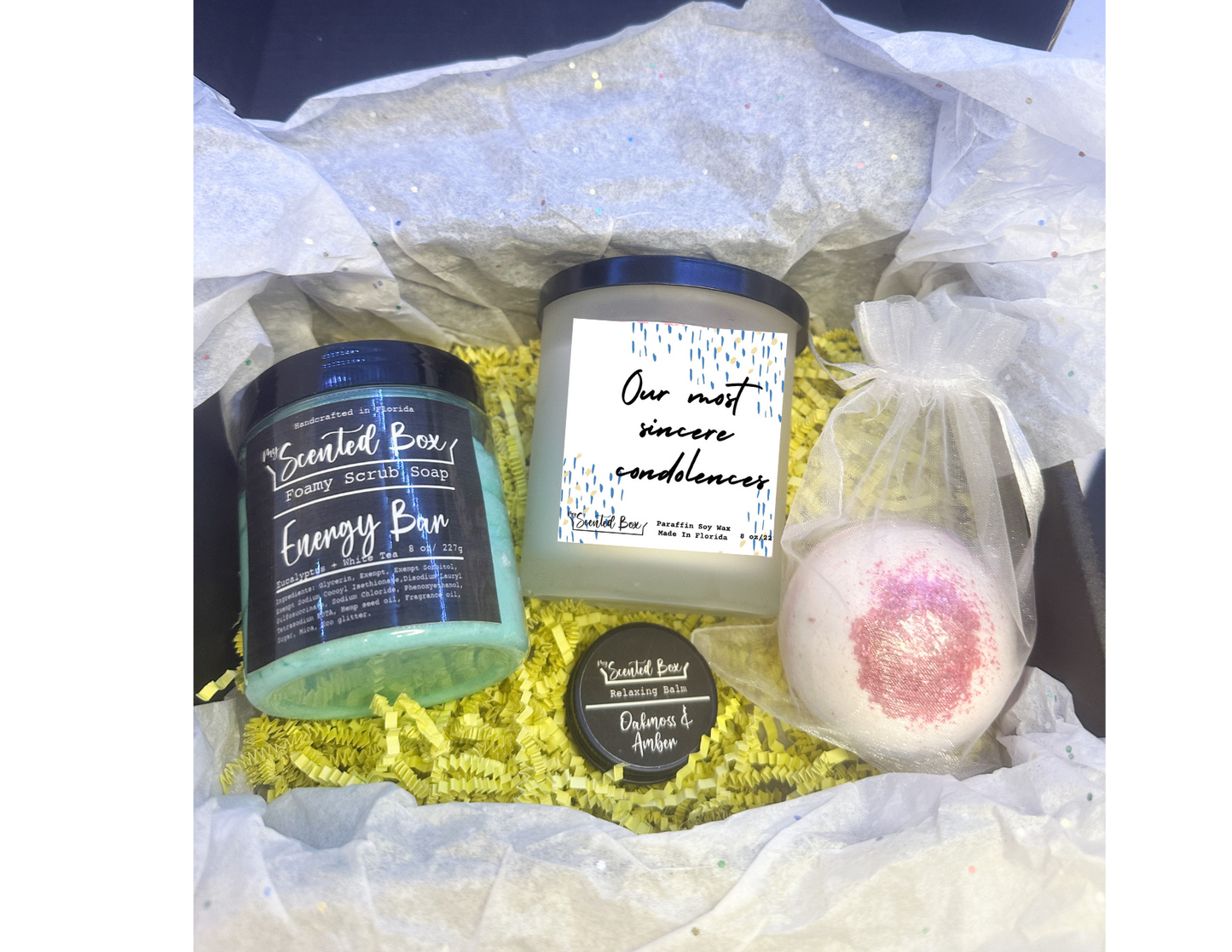 Empathy Candle Gift for Friend, Get Well Gift Box,