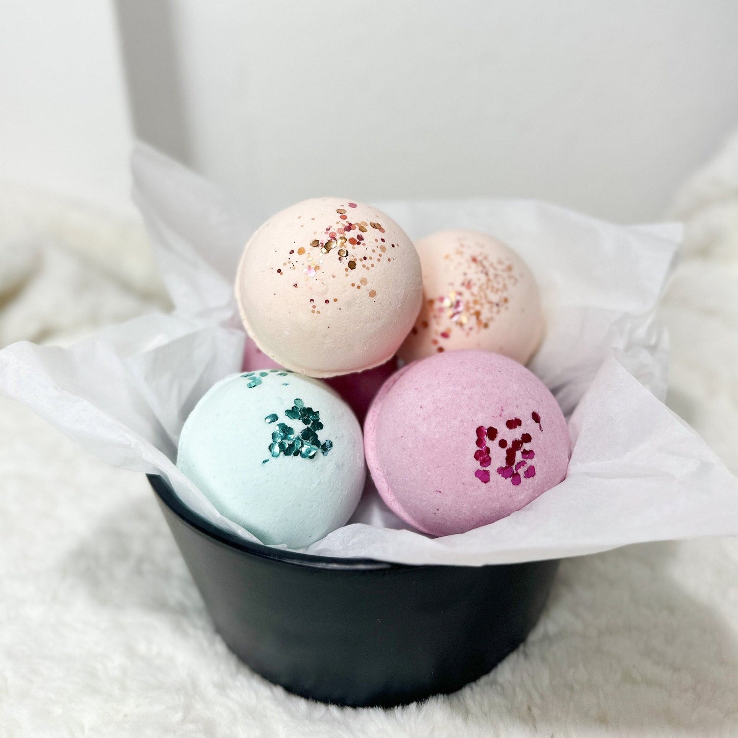 6 pc Bath bomb Assortment for Aromatherapy Present, Soak Bath Relaxation for Women