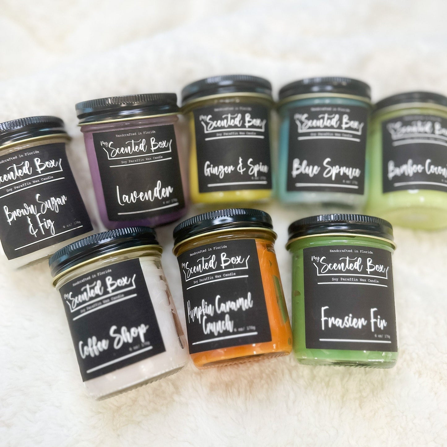 Handmade 6 oz Scented Candle for Home Decor, Candlelight Relaxation Present , Candle Lover Meditation Gift