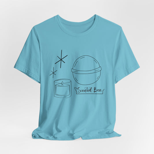 Sparkly Bath Bomb & Candle Spa Day Soft Cotton T-shirt Jersey