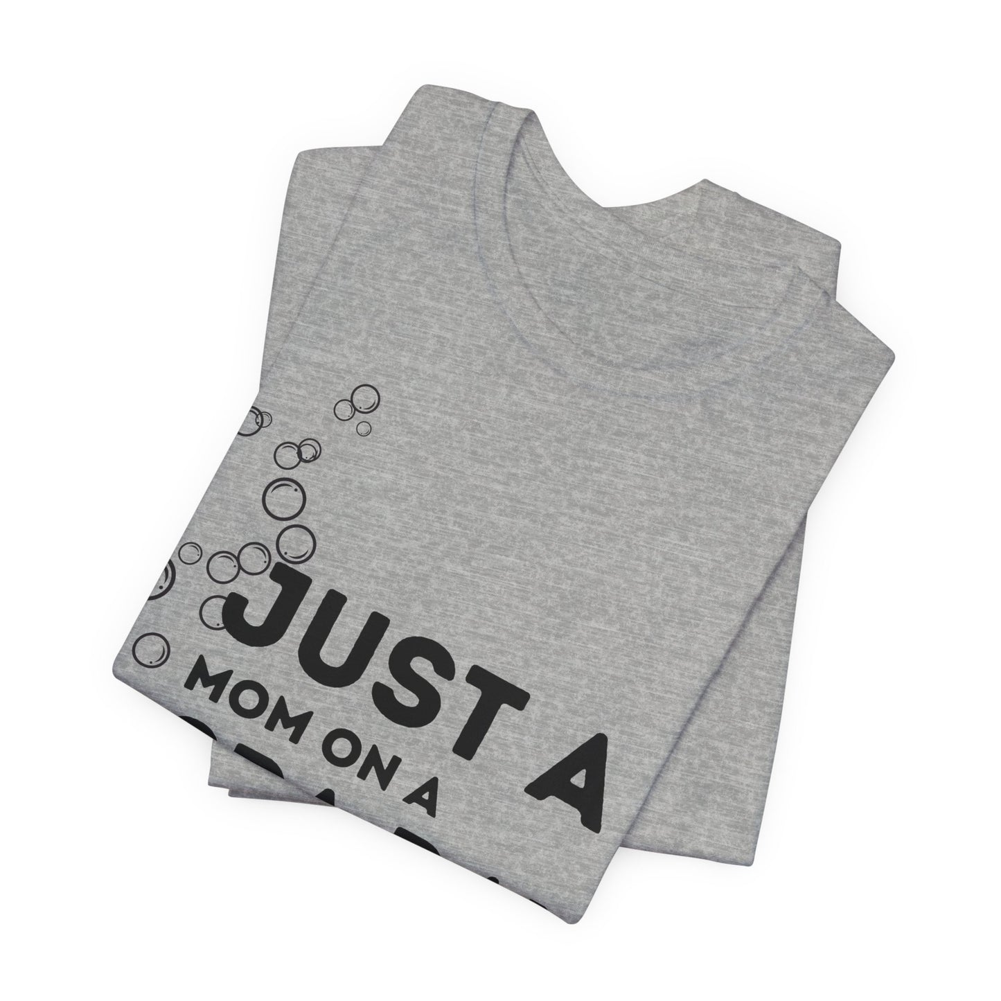 Just a Mom on a Spa Day Jersey Short Sleeve Tee