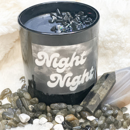 Night Night Candle Soy Paraffin Candle, Fall Birthday Gift for Candle Lover