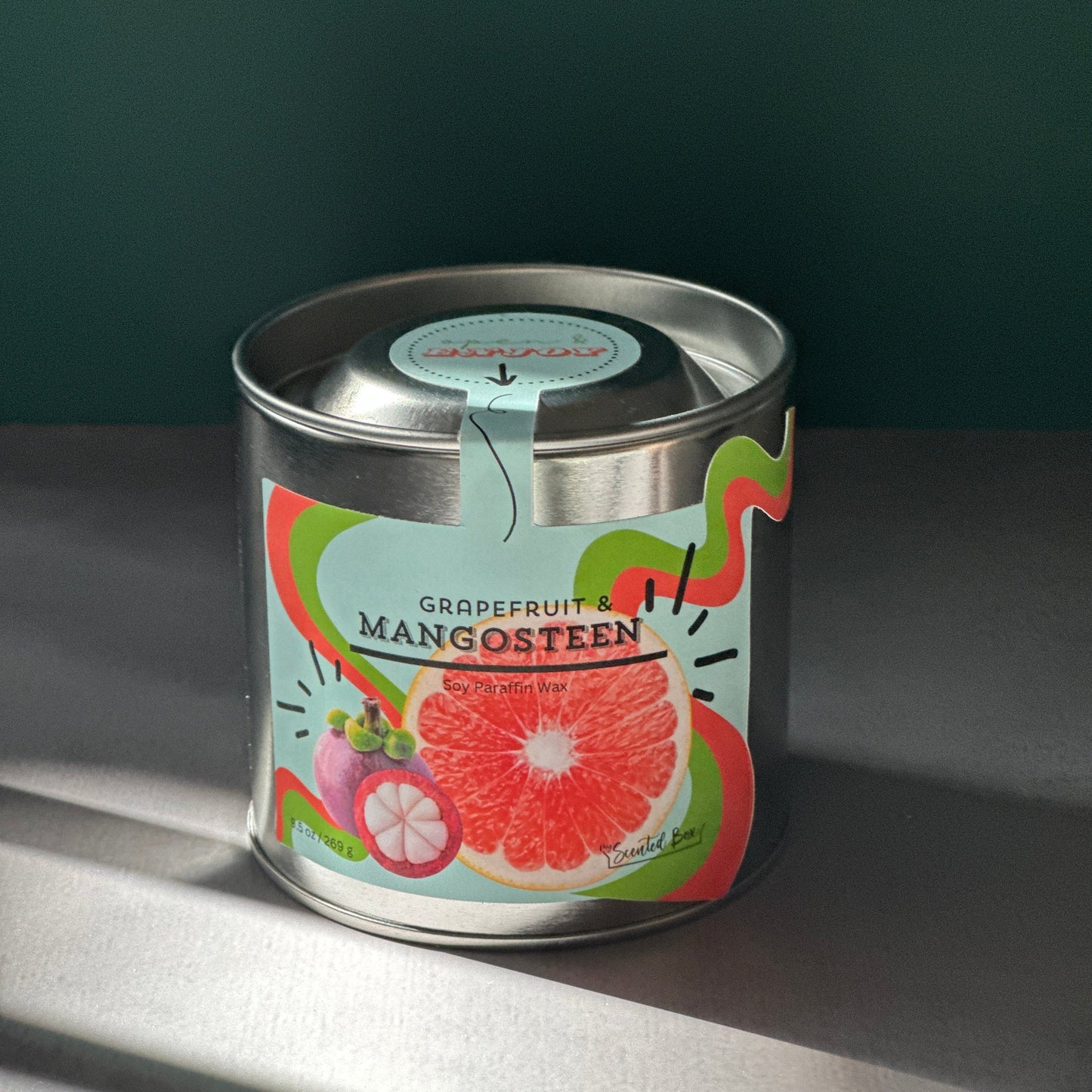 Paint Tin Container Candle, Gift for Candle Addict, Birthday Gift