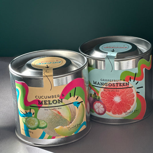 Paint Tin Container Candle, Gift for Candle Addict, Birthday Gift