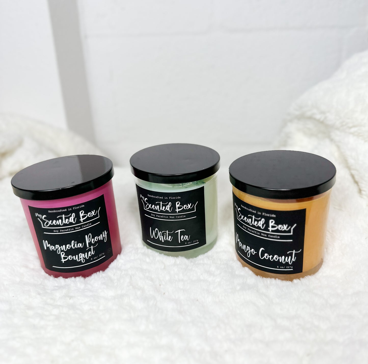 Soy Parafin 8oz Candle Gift,  Aromatherapy Spa Present, Relaxation Gift for Women, Christmas Candle Lover Gift