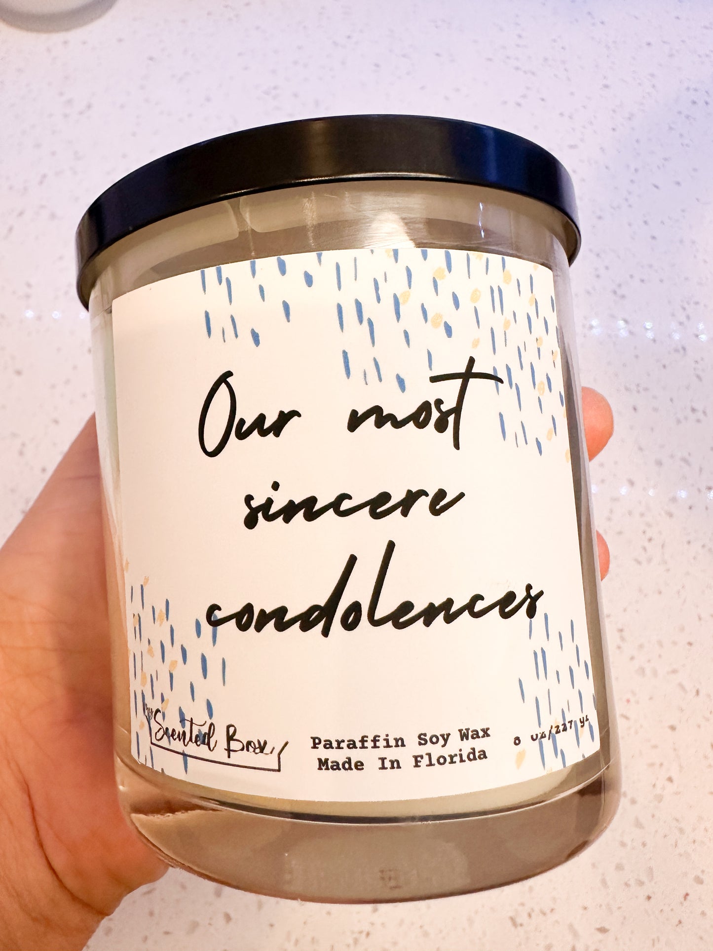 Empathy Candle Gift for Friend, Get Well Gift Box,