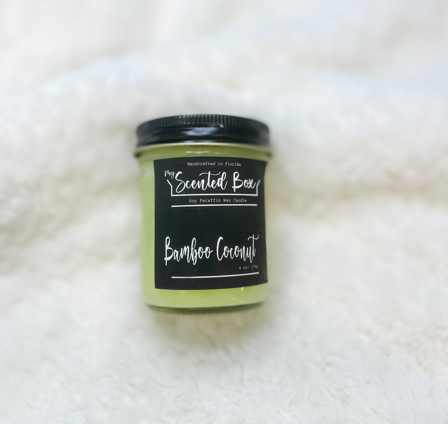 Scented Handmade 6 oz Soy Paraffin Candle, Candlelight Home Decor, Relaxation Present for Friend