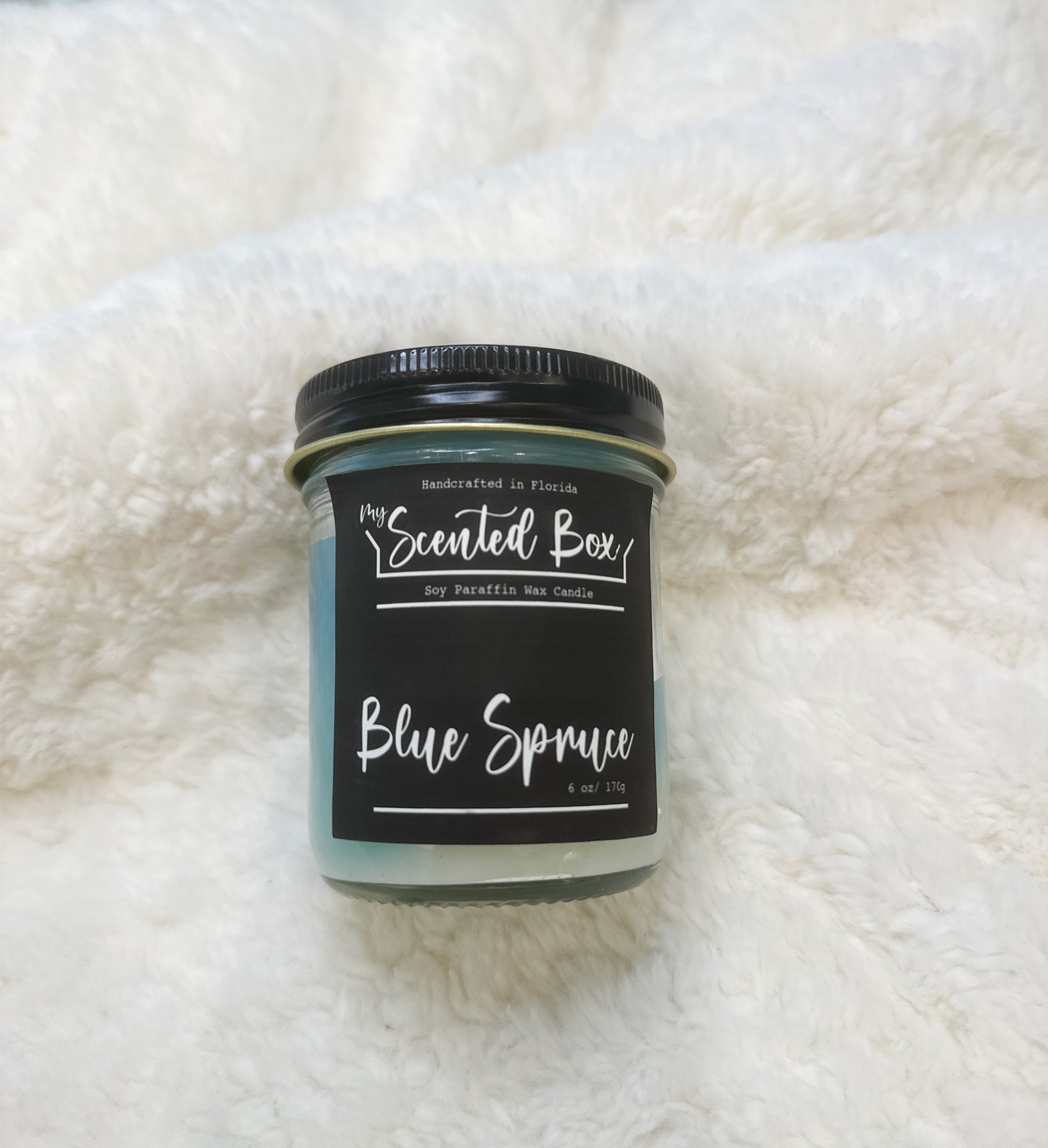 Scented Handmade 6 oz Soy Paraffin Candle, Candlelight Home Decor, Relaxation Present for Friend