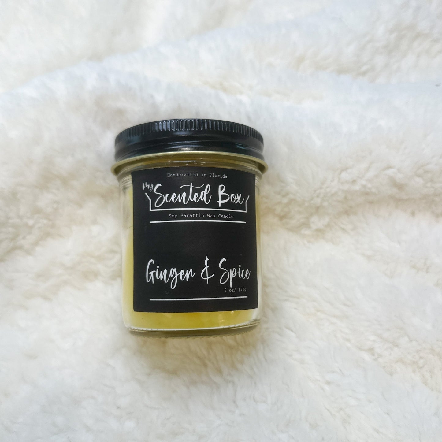 Handmade  6 oz Scented Candle for Home Decor, Candlelight Relaxation Present , Candle Lover Meditation Gift