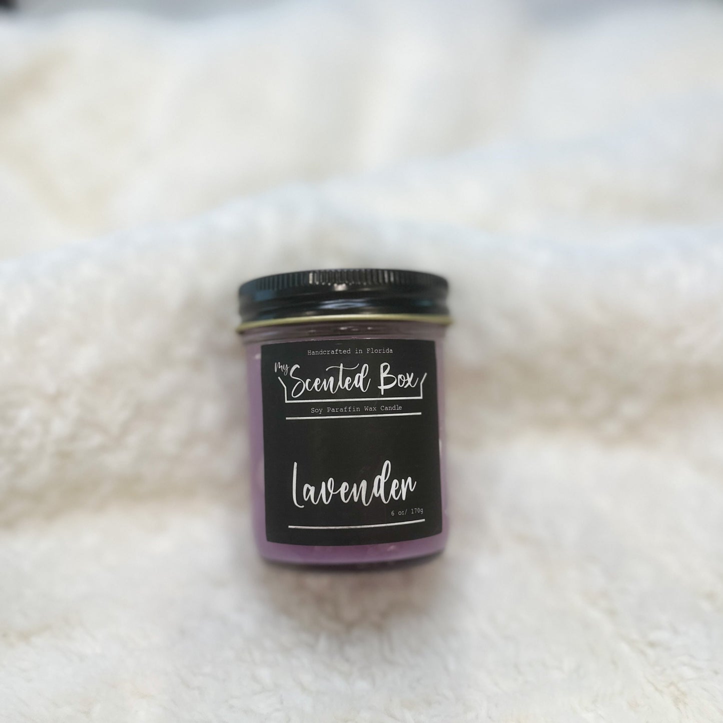 Handmade  6 oz Scented Candle for Home Decor, Candlelight Relaxation Present , Candle Lover Meditation Gift