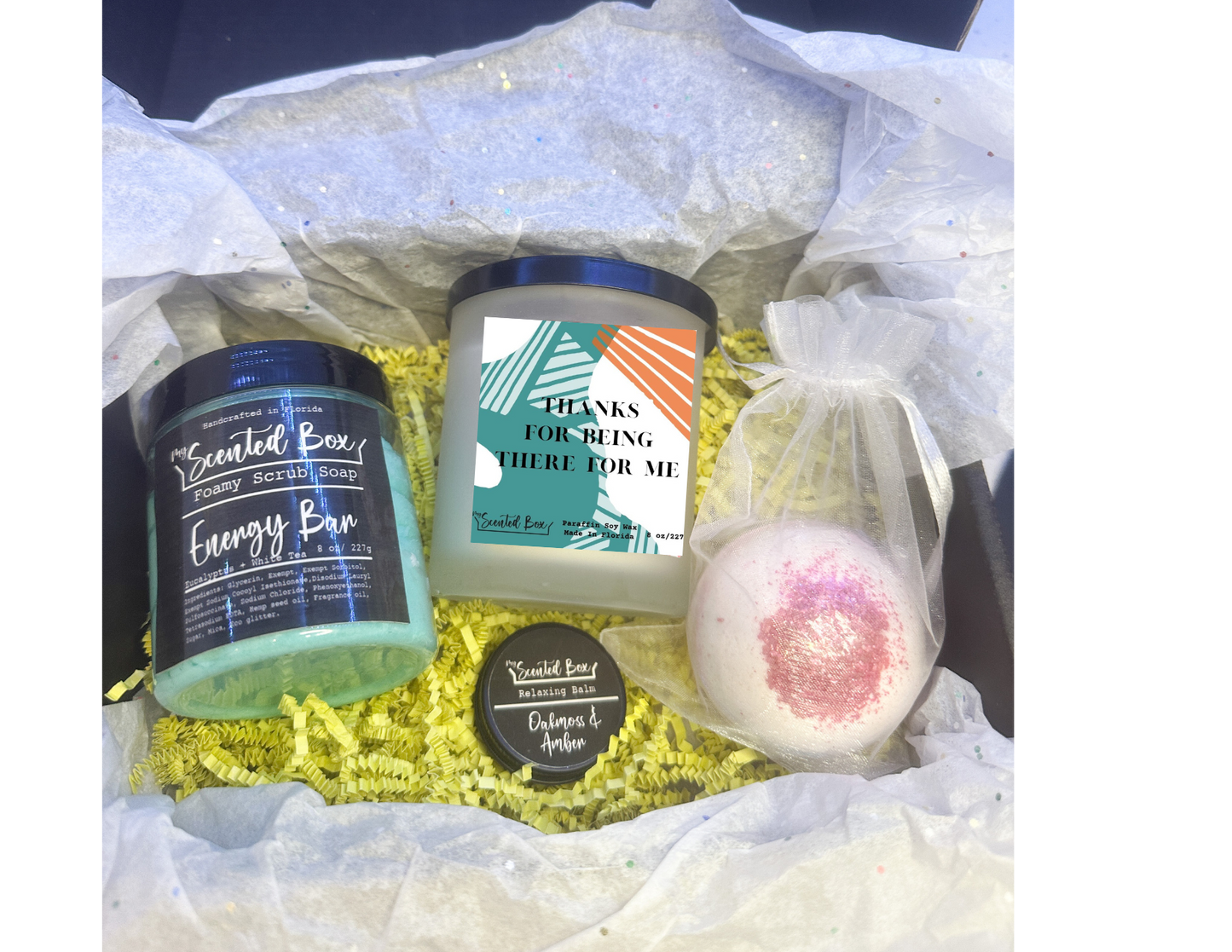 Empathy Candle Gift for Friend, Get Well Gift Box,